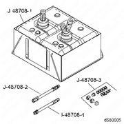 Fuel Flow Test Tool with Needle Valve