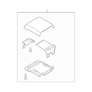 Console Lid Armrest - Center