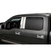 Putco Smoke Front and Rear Side Window Deflectors 4 Pc Set for SuperCrew