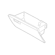Glove Box Door Compartment (Platinum)