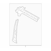 Body B-Pillar Side Roof Rail - Right, Inner (Series 400V)