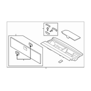 Floor Storage Compartment <br>A located in the of vehicle