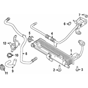 Automatic Transmission Oil Cooler Hose Tube Supply - 2.3L (AT)