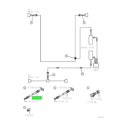 HOSE,FRAME BRAKE FLUID LINE 1