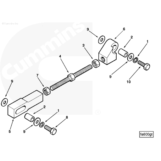 3801251 Cummins | Control Rod | Source One Parts Center