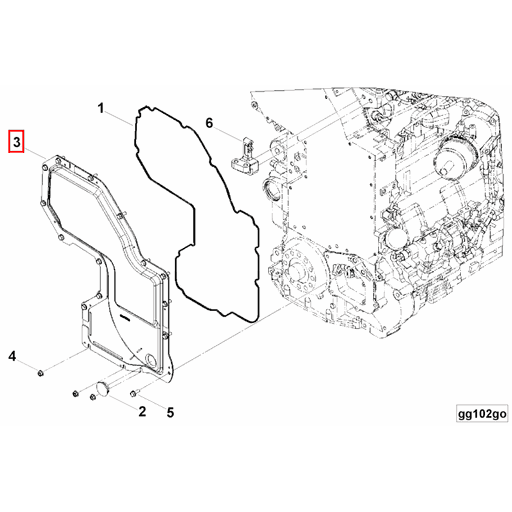 3691011 Cummins | Gear Cover | Source One Parts Center
