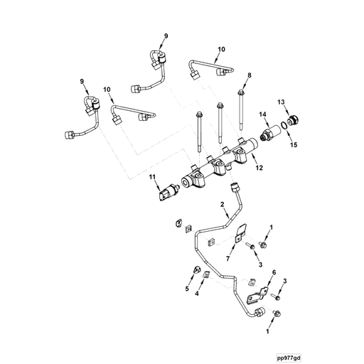 3978448 3978970 Cummins | Fuel Supply Tube | Source One Parts Center
