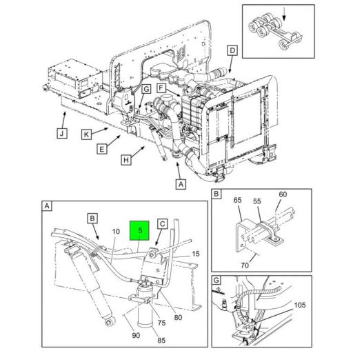 3591777C91 | Navistar International® | HOSE ASSEMBLY FLEX EVAPORATOR TO ...