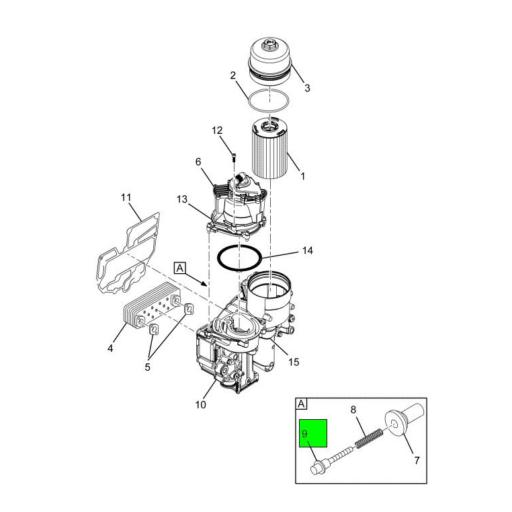 3007515C91 Navistar International® KIT OIL PRESSURE RELIEF VALVE