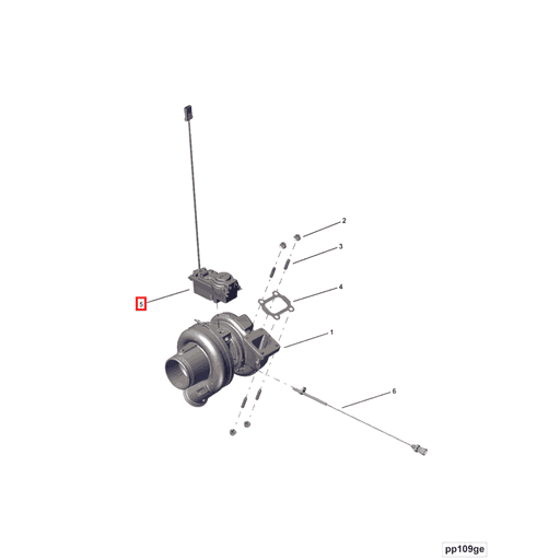 3789677 Cummins | Turbocharger Electric Actuator | Source One Parts Center