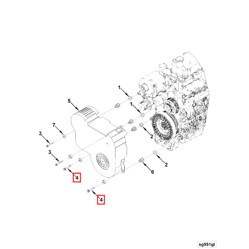 4302661 Cummins | Hexagon Flange Head Cap Screw | Source One Parts Center