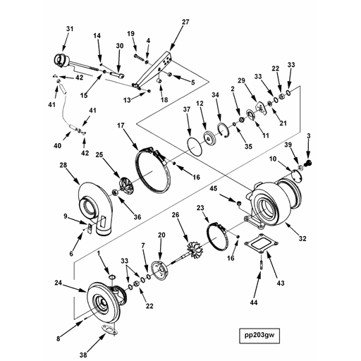4089884 Cummins | Turbocharger Kit | Source One Parts Center