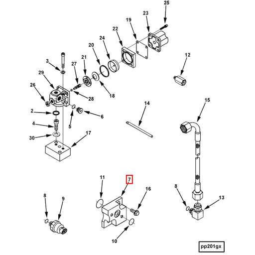 3070130 Cummins | Oil Control Valve Adapter | Source One Parts Center