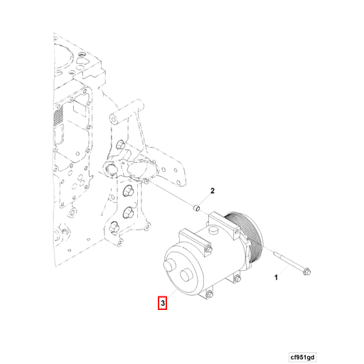 4938973 Cummins | Refrigerant Compressor | Source One Parts Center