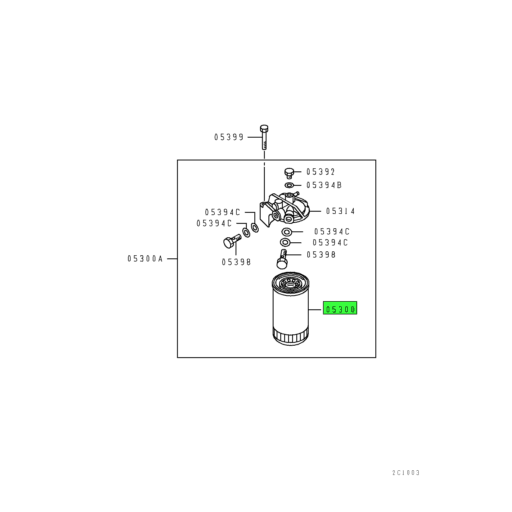 ME131989 Mitsubishi FUSO | Fuel Filter | Source One Parts Center