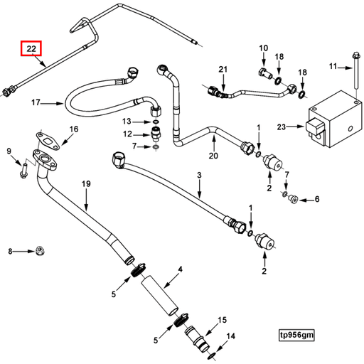 3970270 Cummins | Air Tube | Source One Parts Center