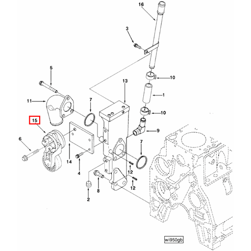 3930769 Cummins | Belt Tensioner | Source One Parts Center