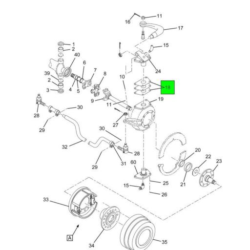 阪神番号板3111先頭車 1697833C1 Navistar International | SHIM STEERING KNUCKLE