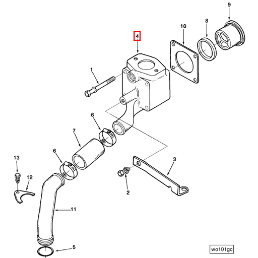 3056549 Cummins | Thermostat Housing | Source One Parts Center