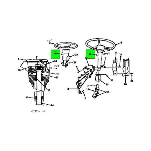 176799R91 Navistar International® BEARING STEERING GEAR JACKET TUBE