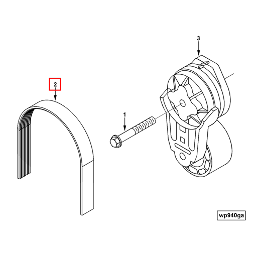 3918095 Cummins | V Ribbed Belt | Source One Parts Center
