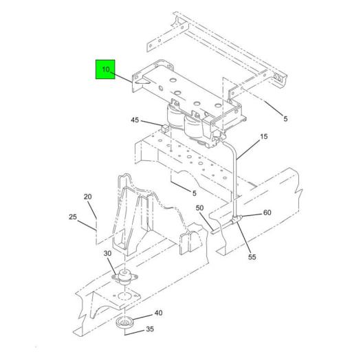 3584084C92 | Navistar International® | CROSSMEMBER REAR CAB SUPPORT