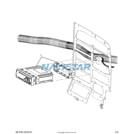 4027786C1 Navistar International® RADIO ASSEMBLY DEA510 AM/FM/WB