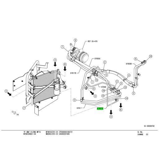 ML254752 | Mitsubishi FUSO® | Air Conditioning Pipe