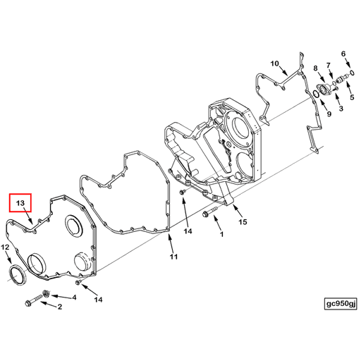 3918675 Cummins | Gear Cover | Source One Parts Center