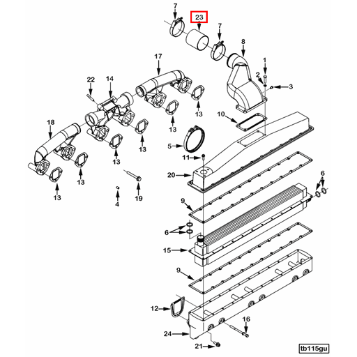 4344965 Cummins | Plain Hose | Source One Parts Center