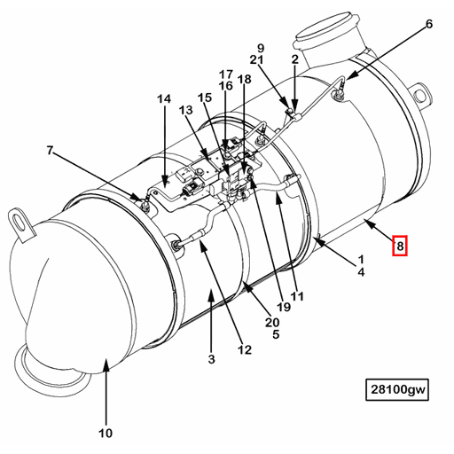 2880174 Cummins | Inlet Catalyst Module | Source One Parts Center