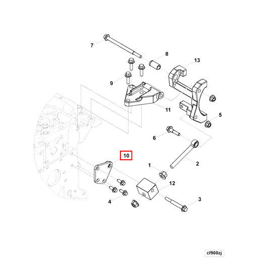 4940787 Cummins | Refrigerant Compressor Brace | Source One Parts Center