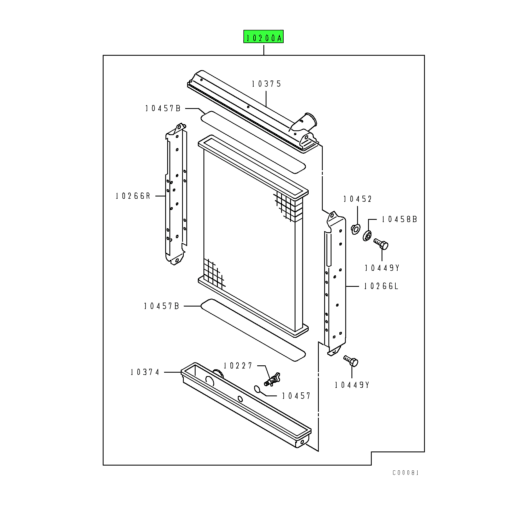 ME409584 Mitsubishi FUSO | Radiator Assembly | Source One Parts Center
