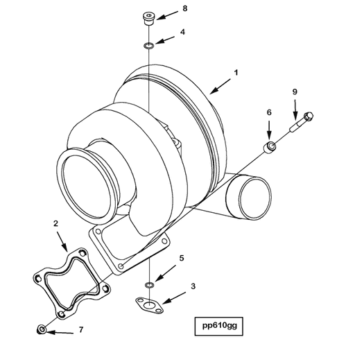 4956142 Cummins | Turbocharger Kit | Source One Parts Center