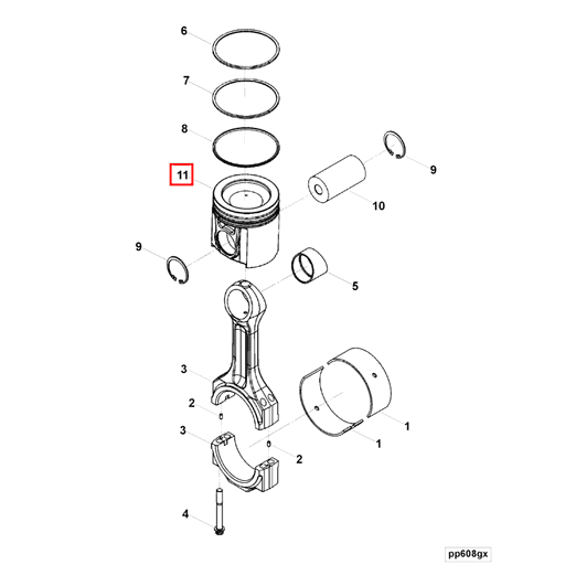 4367701 Cummins | Engine Piston | Source One Parts Center