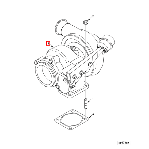 4374002 3537762 Cummins | Exchanger 40 Heat Wastegate Turbocharger | Source One ...
