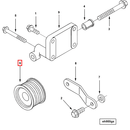 3926858 Cummins | Alternator Pulley | Source One Parts Center