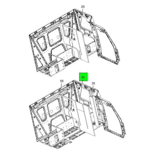 117722C4 | Insulator, Cab Mount For Case