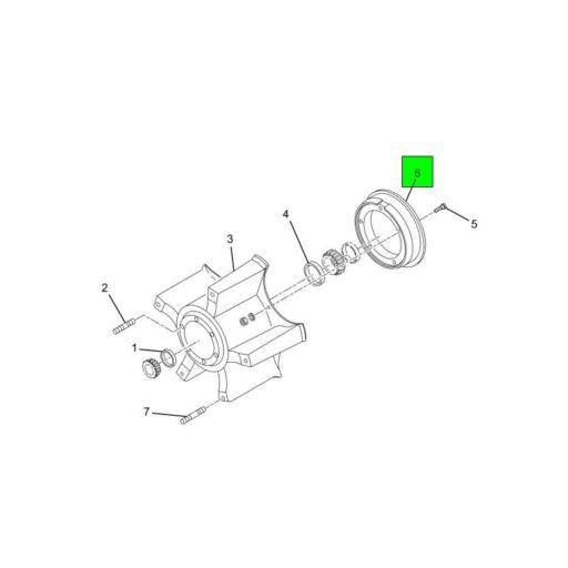 1648516C2 Navistar International® DRUM REAR BRAKE 16 1/2 X 7
