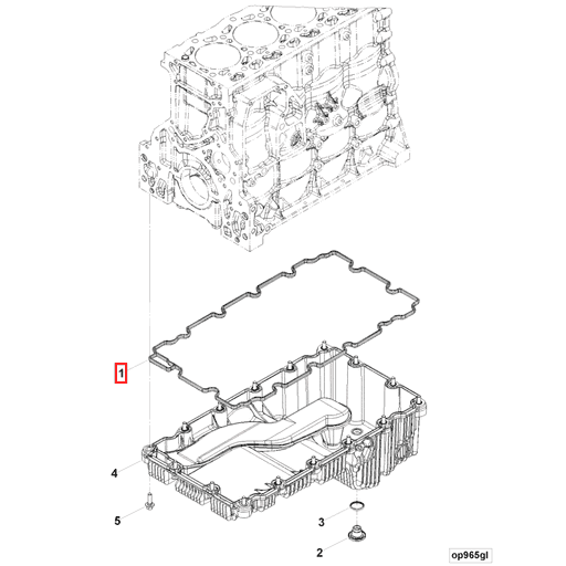 4980644 Cummins | Oil Pan Seal | Source One Parts Center