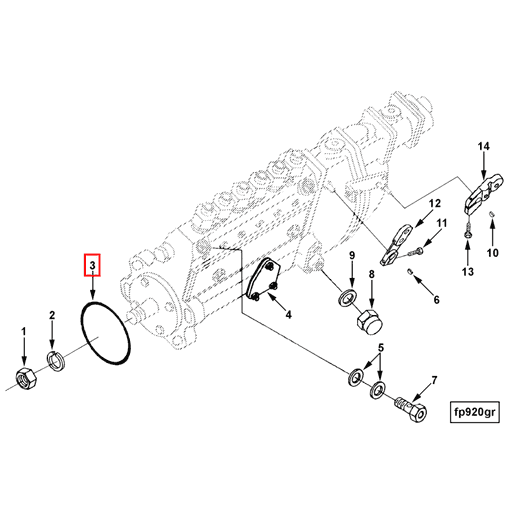 3910503 Cummins | O Ring Seal | Source One Parts Center