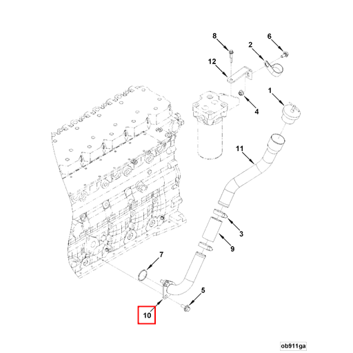 3286838 Cummins | Oil Filler Tube | Source One Parts Center