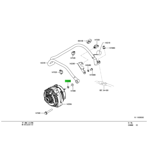 ML296044 Mitsubishi FUSO | Alternator Washer | Source One Parts Center