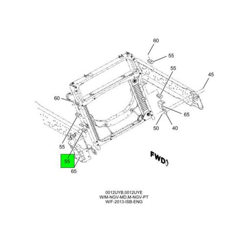 3532990C3 | Navistar International® | Radiator Mounting Pad Type Insulator