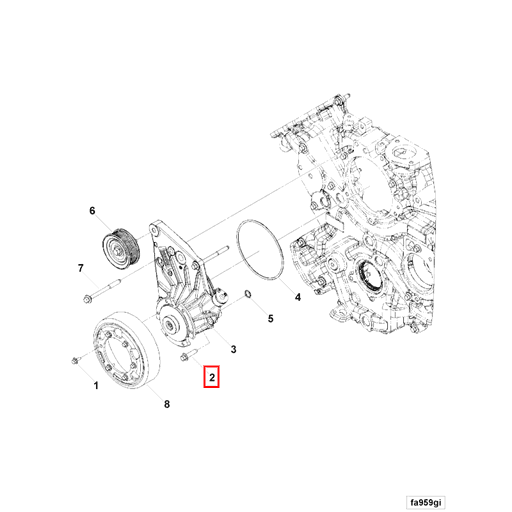 4378242 Cummins | Hexagon Flange Head Cap Screw | Source One Parts Center