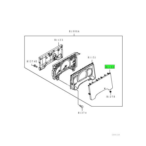 MK420216 Mitsubishi FUSO | Combination Meter Glass | Source MK420216 Mitsubishi FUSO | Combination Meter Glass | Source