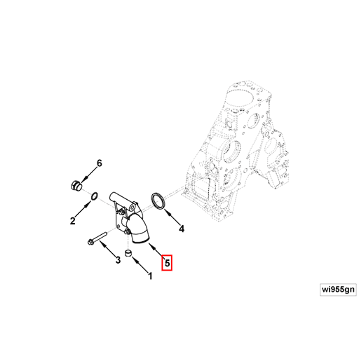3999651 Cummins | Water Inlet Connection | Source One Parts Center