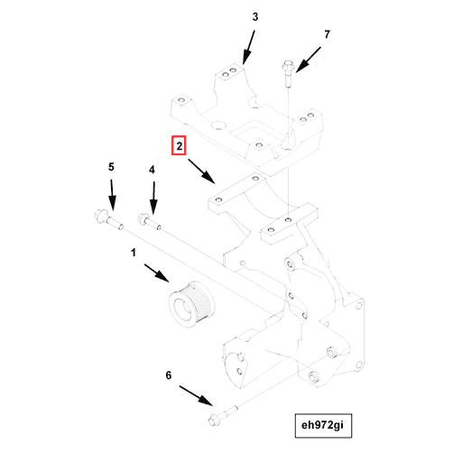 2883742 Cummins | Alternator Support | Source One Parts Center