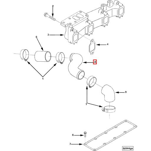 3931784 Cummins | Air Tube | Source One Parts Center