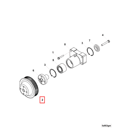 3914461 Cummins | Fan Pulley | Source One Parts Center